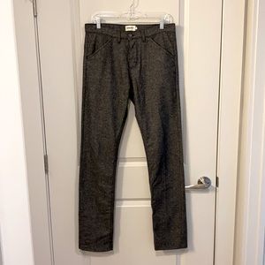 Taylor Stitch - The Camp Pant, Charcoal Donegal 32